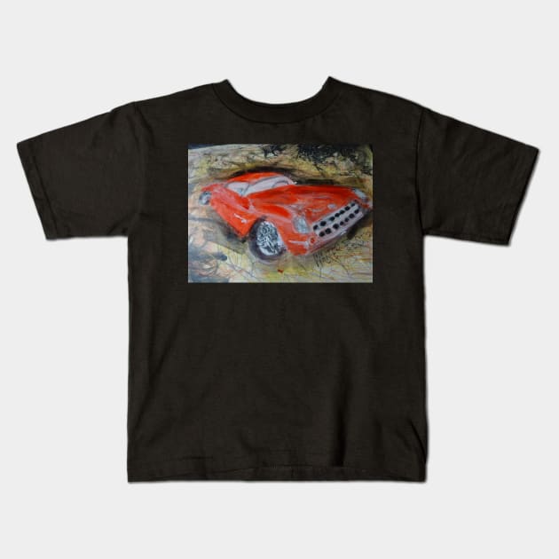 Red car - 1 Kids T-Shirt by walter festuccia